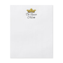 The Queen, Mom! T-shirt & gift ideas for mom. Flyer Design