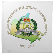 The Queen's Diamond Jubilee - Canada Printed Napkins