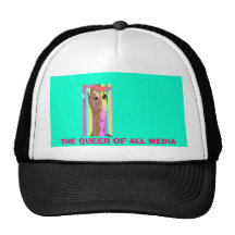 THE QUEER OF ALL MEDIA MESH HAT