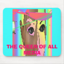 THE QUEER OF ALL MEDIA MOUSE PAD