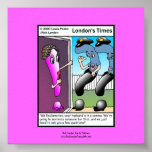 The Question Police Cartoon Framed Funny Poster posters
