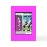 The Question Police Cartoon Funny Greeting Card