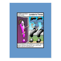 The Question Police Cartoon Real Post Cards