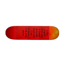 The question skateboard