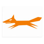 The Quick Orange Fox Post Card