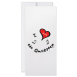 the Quickstep Items - I Heart the Quickstep Custom Rack Card