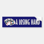 The Race Card - A losing hand Bumper Stickers