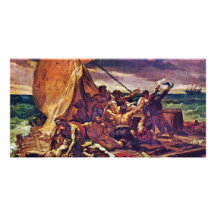 The Raft Of The Medusa (Study) By Géricault Jean L Customized Photo Card