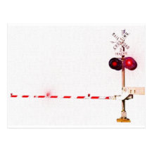 The Railroad Crossing Postcard