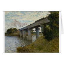 The Railway Bridge at Argenteuil (1874) [2] Cards