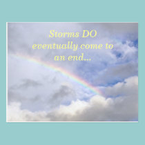 THE RAINBOW PROMISE/STORMS DO END (PHOTO) postcards