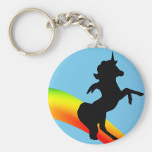 " The Rainbow Unicorn " Keychain