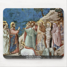 The Raising Of Lazarus By Giotto Di Bondone Mousepads