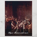 The Raising Of Lazarus By Michelangelo Merisi Flyer Design