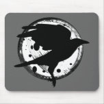 The Raven and the Moon Mouse Pad