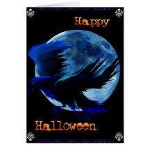 The Raven halloween cards