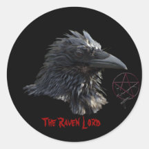 "The Raven Lord" Sticker