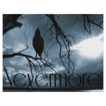 The Raven - Nevermore Sunbeams & Tree Blue