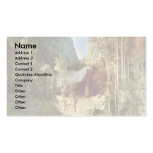 The Ravine By Blechen Carl Business Card Template