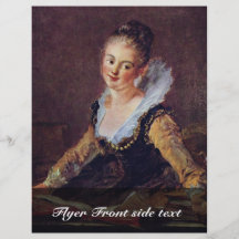 The Reader By Fragonard Jean-Honoré (Best Quality) Full Color Flyer