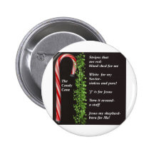THe Real Candy Cane Meaning Pinback Buttons