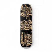 The Real Enemy Is Greed Skateboard