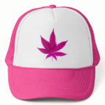 "THE REAL MEDICAL CANNABIS LEAF"- PINK KUSH HAT