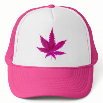 "THE REAL MEDICAL CANNABIS LEAF"- PINK KUSH HAT