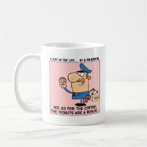 The reason cops go to doughnut shops mugs