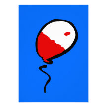 The Red Balloon Personalized Invite