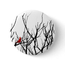 The Red Bird by Leslie Peppers Buttons