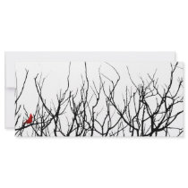 The Red Bird by Leslie Peppers Rack Card Design