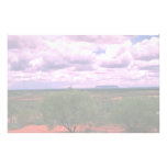 The Red Centre, Mount Conner in background, Austra Custom Stationery