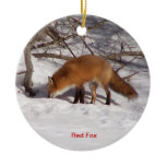 The Red Fox Christmas Ornament
