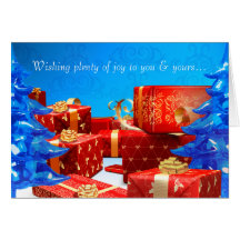 The Red Gifts Greeting Card