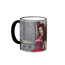 The Red Glamour Fairy Coffee Mug