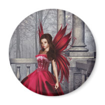 The Red Glamour Fairy Magnets