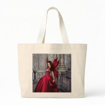 The Red Glamour Fairy Tote Bag