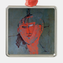 The Red Head, c.1915 Christmas Ornaments