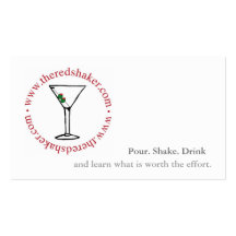 The Red Shaker cards Business Card