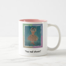"the red shoe's" mug