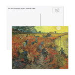 The Red Vineyard by Vincent van Gogh postcards