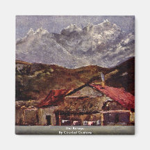 The Refuge By Courbet Gustave Magnet