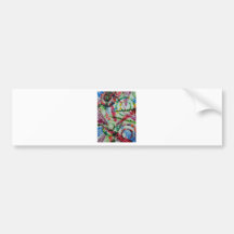 the repose of the circle fish bumper sticker