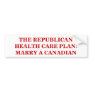 THE REPUBLICAN HEALTH CARE PLAN: MARRY A CANADIAN.
