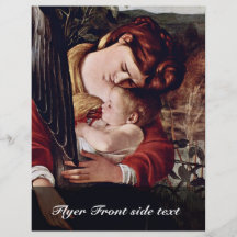 The Rest On The Flight Into Egypt  By Michelangelo Flyer Design