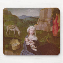The Rest on the Flight into Egypt Mouse Pad