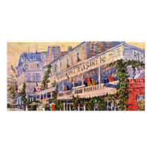 The Restaurant De La Sirène At Asnières Photo Cards