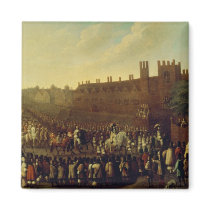 The Restoration of Charles II  at Whitehall magnets