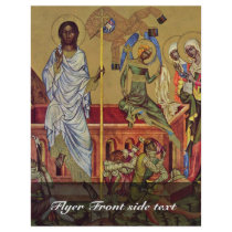The Resurrection Of Christ By Meister Von Hohenfur Flyer Design